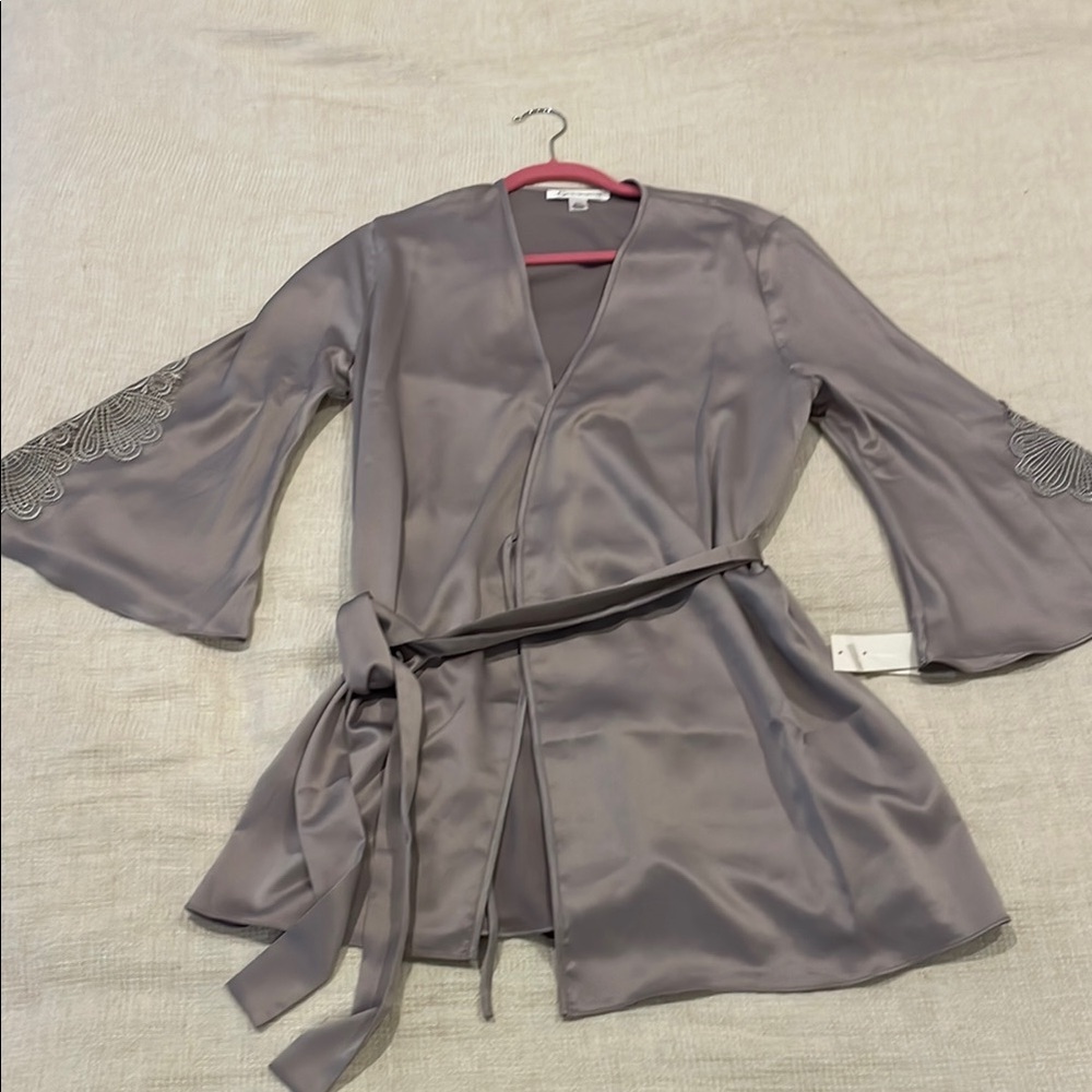Elegant Gray Women's Robe